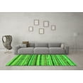 thumbnail image 3 of Ahgly Company Indoor Square Abstract Green Modern Area Rugs, 6' Square, 3 of 4
