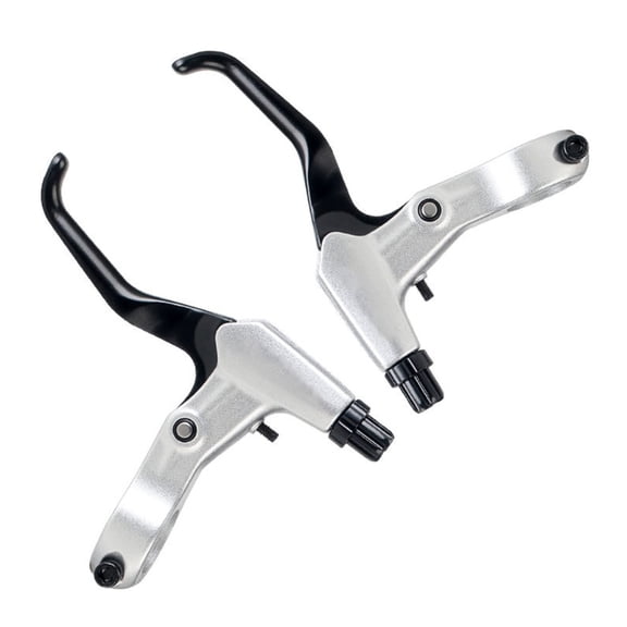 1 Pair Aluminium Alloy Bicycles Brake Lever Universal Bike Brake Handle for Mountain Bike, Road Bike, Folding Bike