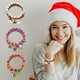 thumbnail image 1 of Set de pulseras de Papá Noel con muñeco de nieve con árbol de Navidad - Pulseras festivas de aleación de 3 piezas para mujer, joyería navideña multicolor con cuentas, ajustable de 7 pulgadas, 1 of 6
