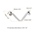 thumbnail image 2 of Unique Bargains 5pcs Double Button Kayak Paddle Snap Spring Clip 39mmx5.9mm V Shaped Hollow Lift Telescopic Locking Pole Clips, 2 of 5