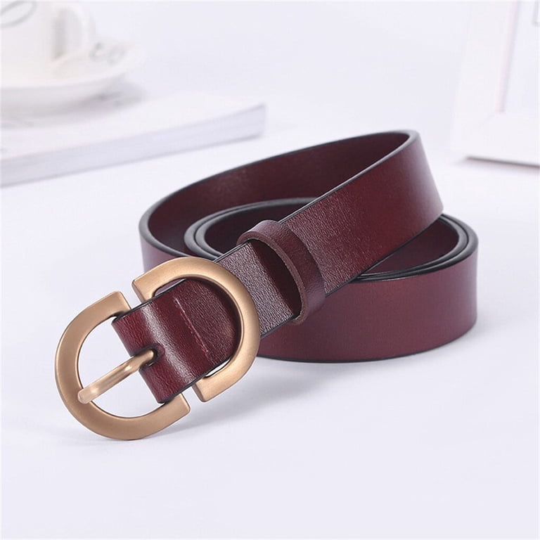 Stylish Red and Brown Belt Stylish 1 Inch Leather Belt. Multiple Color Options. - Etsy main image 4