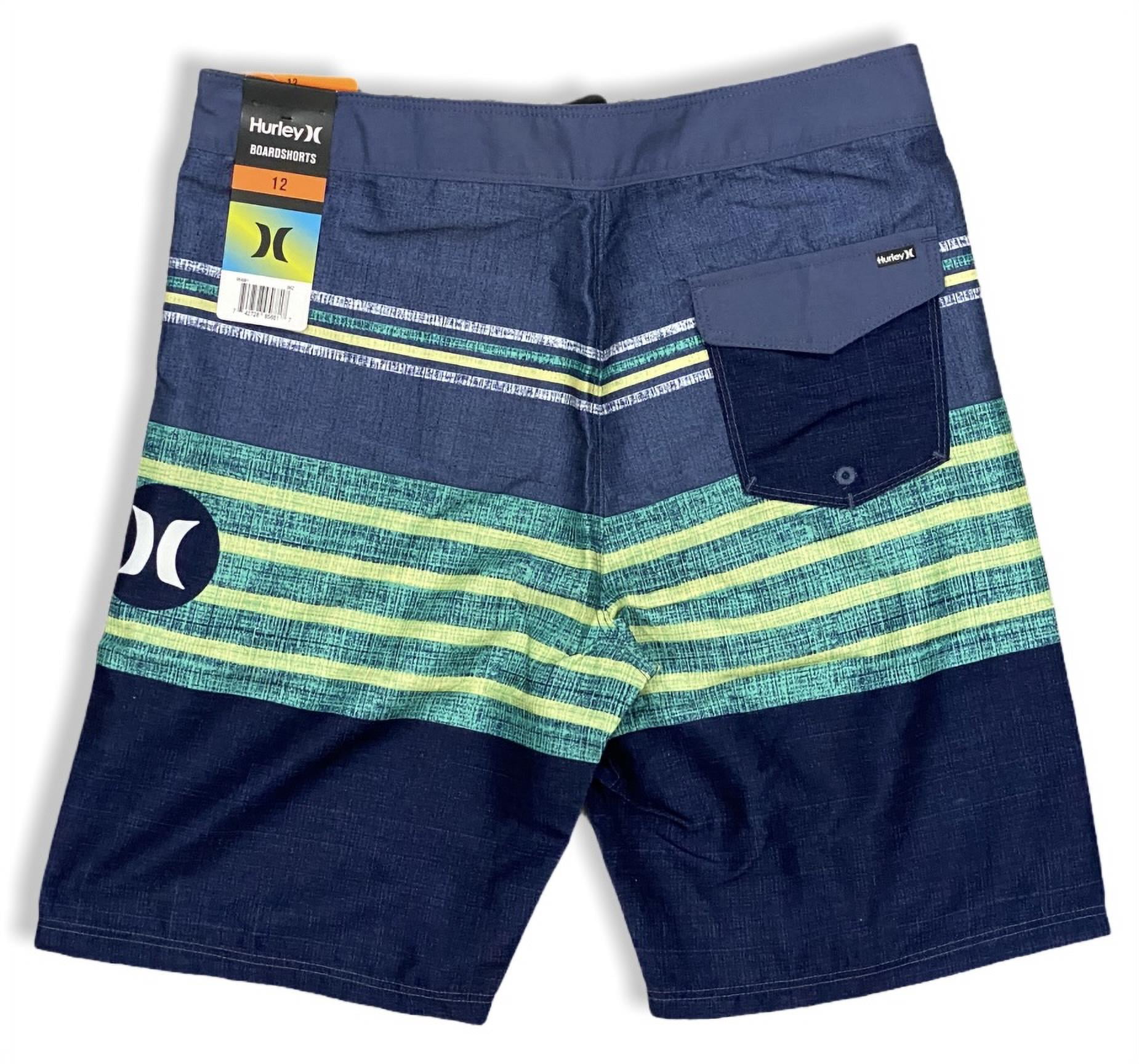 uitglijden kwaadheid de vrije loop geven pion Hurley Kids' Boys' Youth Striped Logo Boardshorts - Navy/Lime (12/26) -  Walmart.com