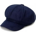 thumbnail image 6 of CoCopeaunts Octagonal Newsboy Cap Autumn Winter Hats for Women Warm Fashion Ladies Casual Solid Woolen Beret Hat Painter Cap, 6 of 7