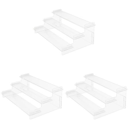

Guiyong 3pcs Household Desktop Display Rack Multilayer Ornament Stand Perfume Figurine Display Rack