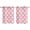 White Pink, variant on White Pink Daisy Kitchen Curtains Small Short 39 Inch Length, Spring Summer Floral Botanical Grommet Top Bedroom Living Room Curtains, Light Filtering Cafe Curtain Drapes 2 Panels Set 55''x39''