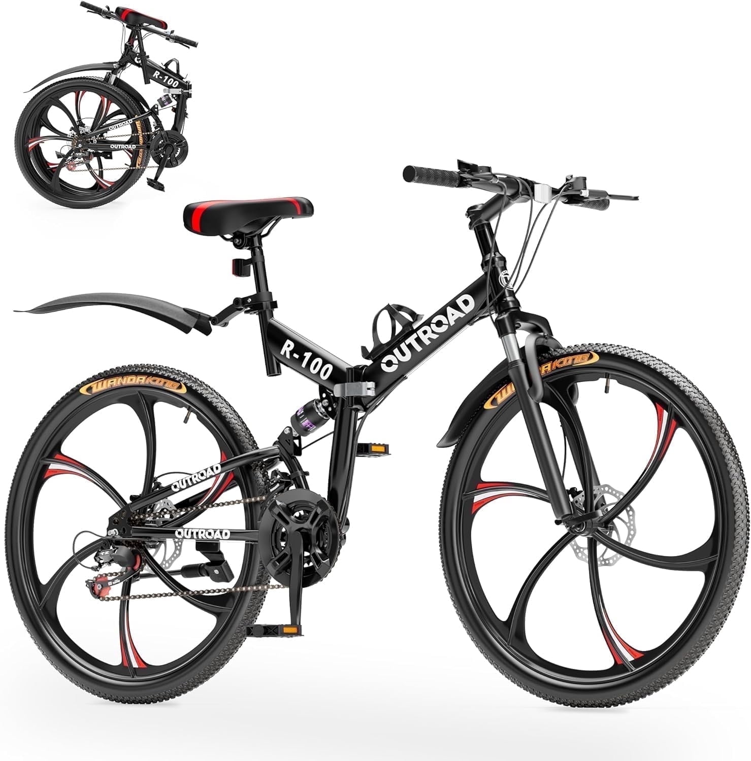 Kawasaki K26G Hardtail Mountain Bicycle, 26-Inch Wheels, 18