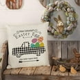 thumbnail image 3 of Fiudx Ofertas Del Día Funda De Almohada Para El Día De Pascua, Funda De Almohada Para Sofá Y Sala De Estar Con Tema De Conejo, 3 of 5