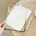 thumbnail image 3 of Allytech iPad Pro 12.9 Case 6th 5th 4th 3rd Generation, iPad Pro 12.9 Case 2021/2020/2018/2022, Clear Transparent Gradient Color Anti-Scratch Shockproof Drop Proof Ultra Slim Cover Case for Girls, 3 of 11