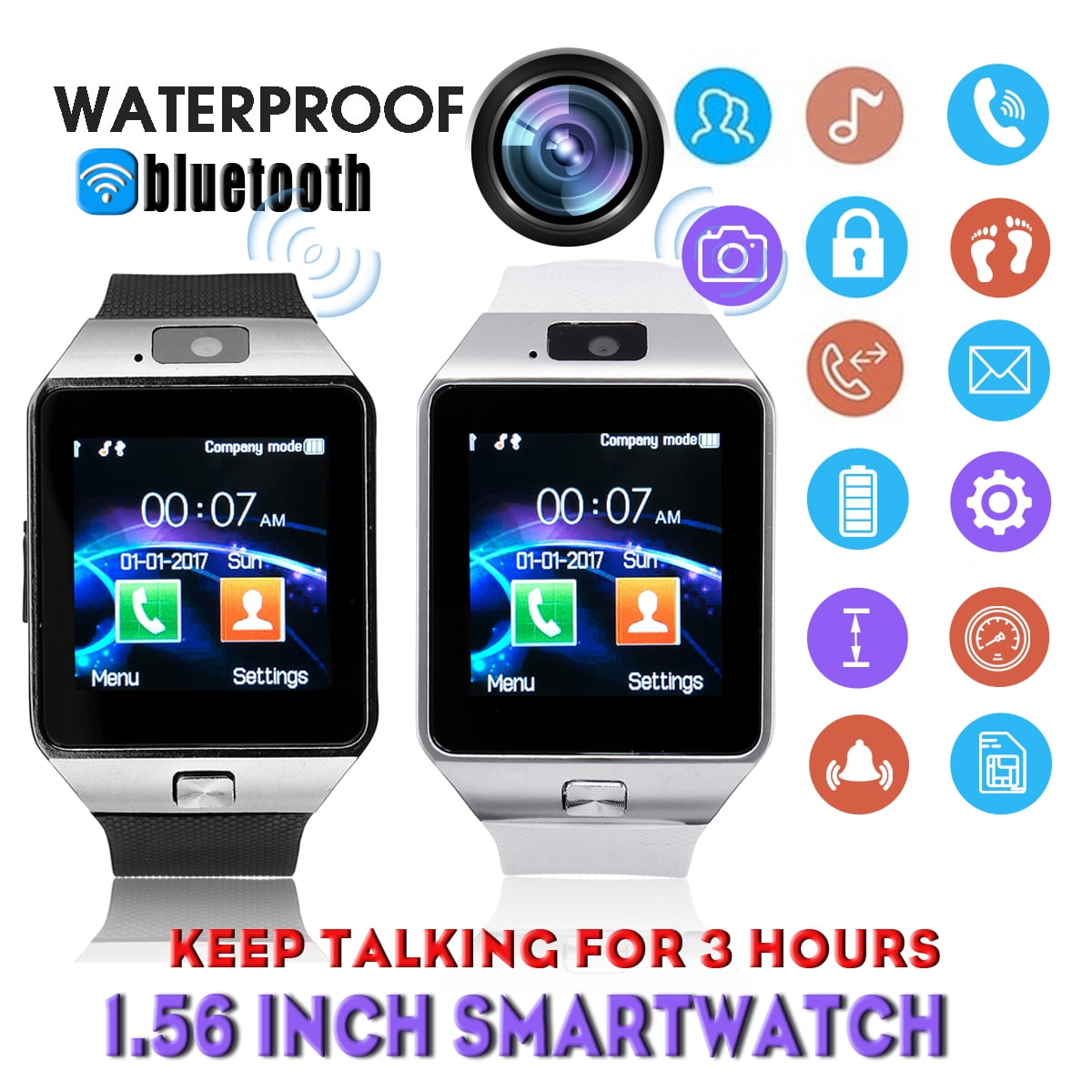 q8 bluetooth smart watch