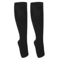 thumbnail image 2 of Compression Stockings Breathable Antislip Elastic Open Toed Stocks for Women BlackS, 2 of 5