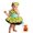 Yellow&4, variant on HCNTES Toddler Girls Alien Invasion Halloween Dress Galaxy Print Tulle Party Gown(Orange,3-6 Months)