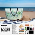thumbnail image 5 of Sigee Succulent Print Extra Large Waterproof Beach Travel Bag with Zipper - Durable and Versatile for Vacation, Gym, and Daily Use, 5 of 7