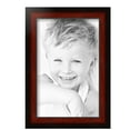 thumbnail image 2 of ArtToFrames 9" x 14" Honors Mahogany with Black Picture Frame, 9x14 inch Brown Wood Poster Frame (WOM-5154), 5 Pack, 2 of 6