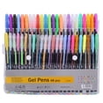 thumbnail image 1 of 48 bolígrafos de gel de colores con purpurina neón gouache metálico para dibujar y dibujar, papelería escolar, 1 of 9