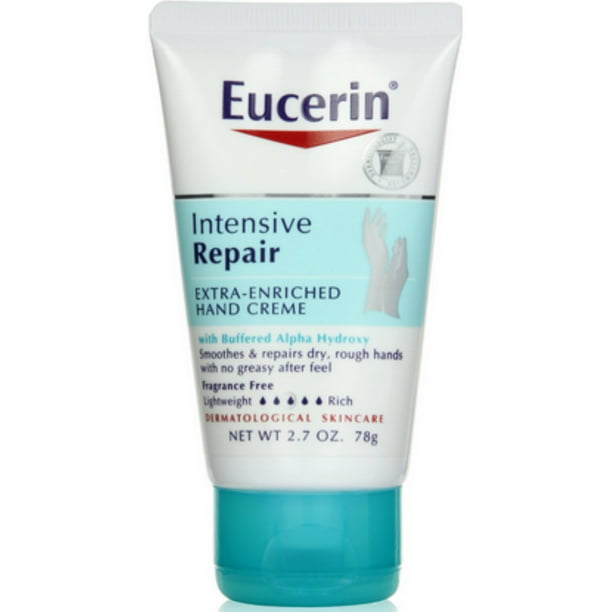 Academie Entertainment Hysterisch Eucerin Plus Intensive Repair Hand Creme 2.70 oz (Pack of 4) - Walmart.com