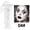 04    Pure Ghost White, variant on Julystar UV Fluorescent Face & Body Paint, 6 Water-Based Neon Shades, Waterproof Long Lasting Matte Gloss Formula for Halloween Cosplay Carnival