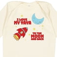thumbnail image 4 of Inktastic I Love My Yaya to the Moon and Back Boys or Girls Long Sleeve Baby Bodysuit, 4 of 5