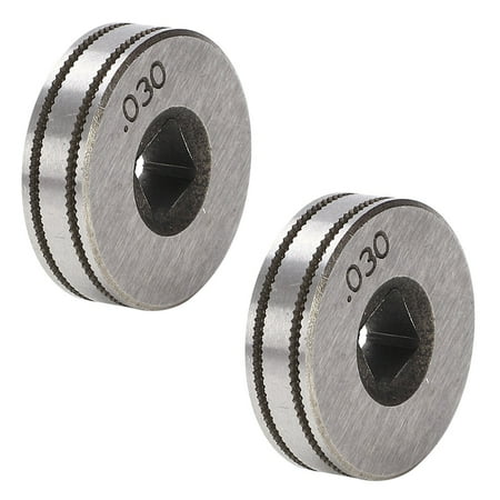 

2X Mig Welder Wire Feed Drive Roller Roll Wheel Kit 25mm Diameter 0.8-0.9mm/.030 Inch-.035 Inch