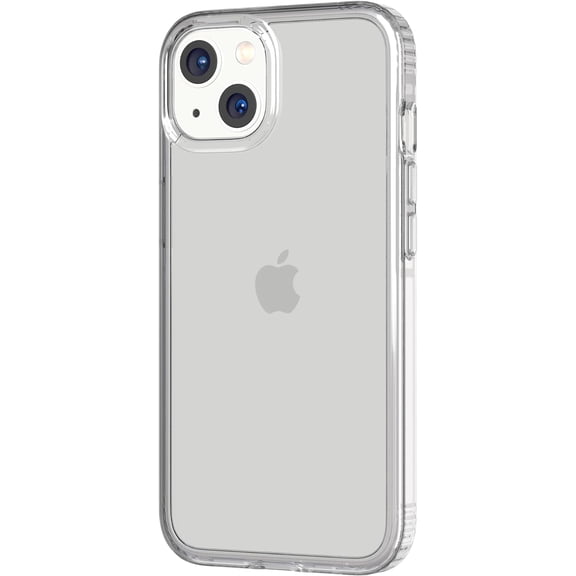 Open Box Tech21 Evo Clear Case for iPhone 13 - Ultra-Clear, Durable Protection