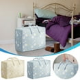 thumbnail image 1 of Vaidha Oversized Clothes Quilts Storage Bag Wardrobe Sorting Storage Box Portable Storage Bag Zipper Cup Storage Bag, 1 of 4