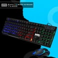 thumbnail image 3 of New 24 inch MTG Monitor with RGB Backlit Mechanical Wired Gaming Keyboard Mouse, Full Anti-ghosting Keys and RGB Stereo Speaker with 6 Colorful LED Modes with RGB Headphone, Webcam for PC Laptop Combo, 3 of 10