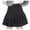 Black, variant on Letdown Women's Plus Size High Waist Elastic Layered Skirt With Built In Shorts Flowy Maxi Skirt For Casual And Formal Wear (Army Green,L)