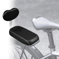 thumbnail image 3 of Cojín de asiento para bicicleta de asiento trasero de bicicleta con respaldo de retroceso espeso para la bicicleta absorbente para bicicleta trasero Negro completo, 3 of 4