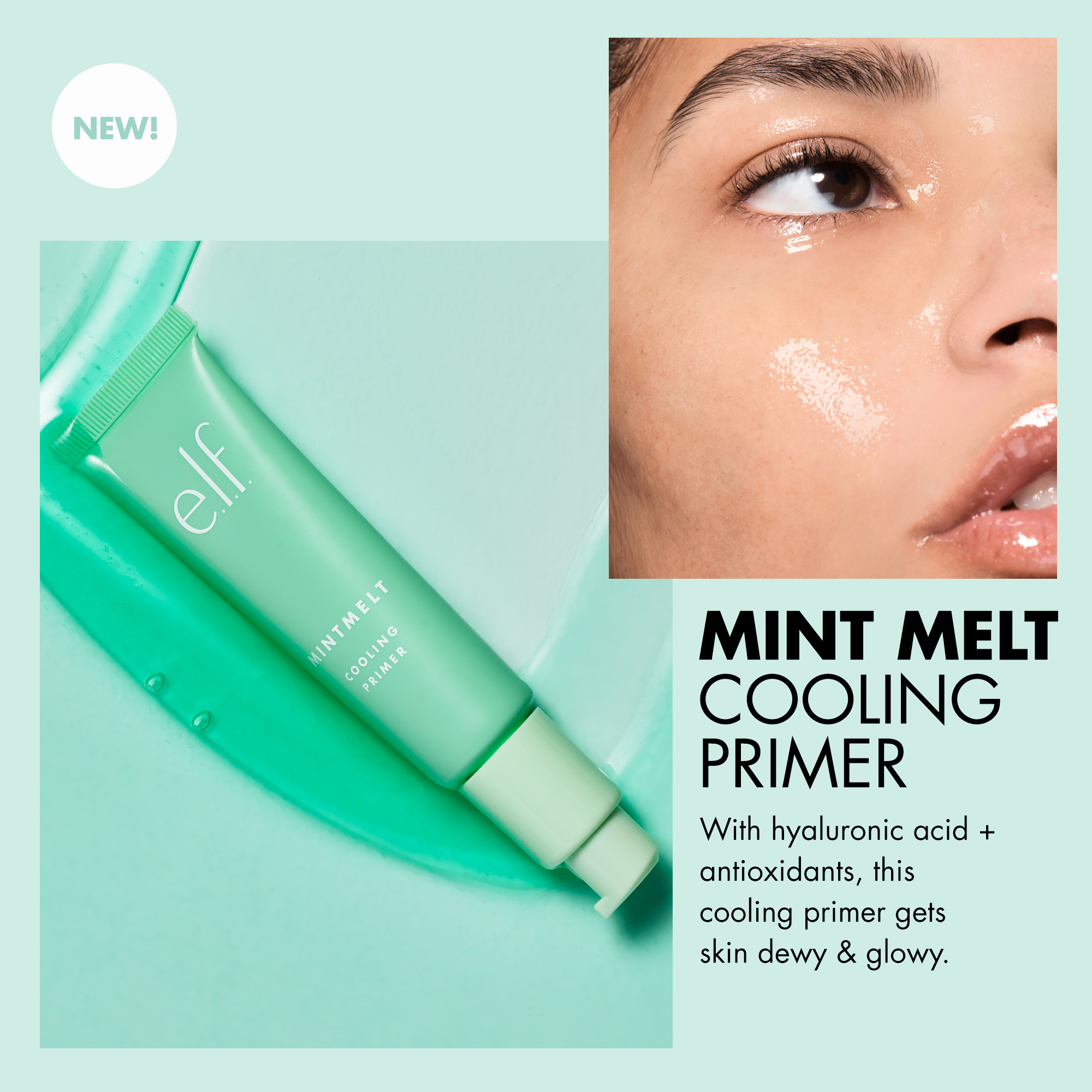 e.l.f. Mint Melt Cooling Face Primer - image 3 of 9