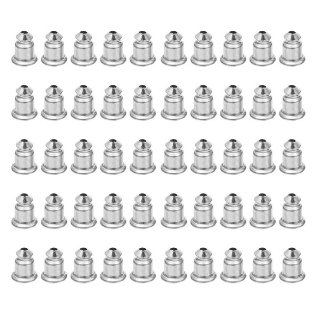 EeaseCA 100pcs Earring Back Copper Earring Backs Earring Backings Earring Safety Backs