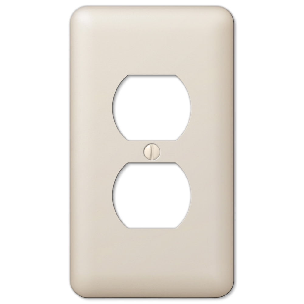 AmerTac White Landline Telephone Accessory Zenith TW1002CPW TW1002CPW Combination Wallplate