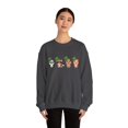 thumbnail image 3 of Women's Cute St. Patrick's Day Animal Sweatshirt, Animal Lover Sweater, 3 of 4
