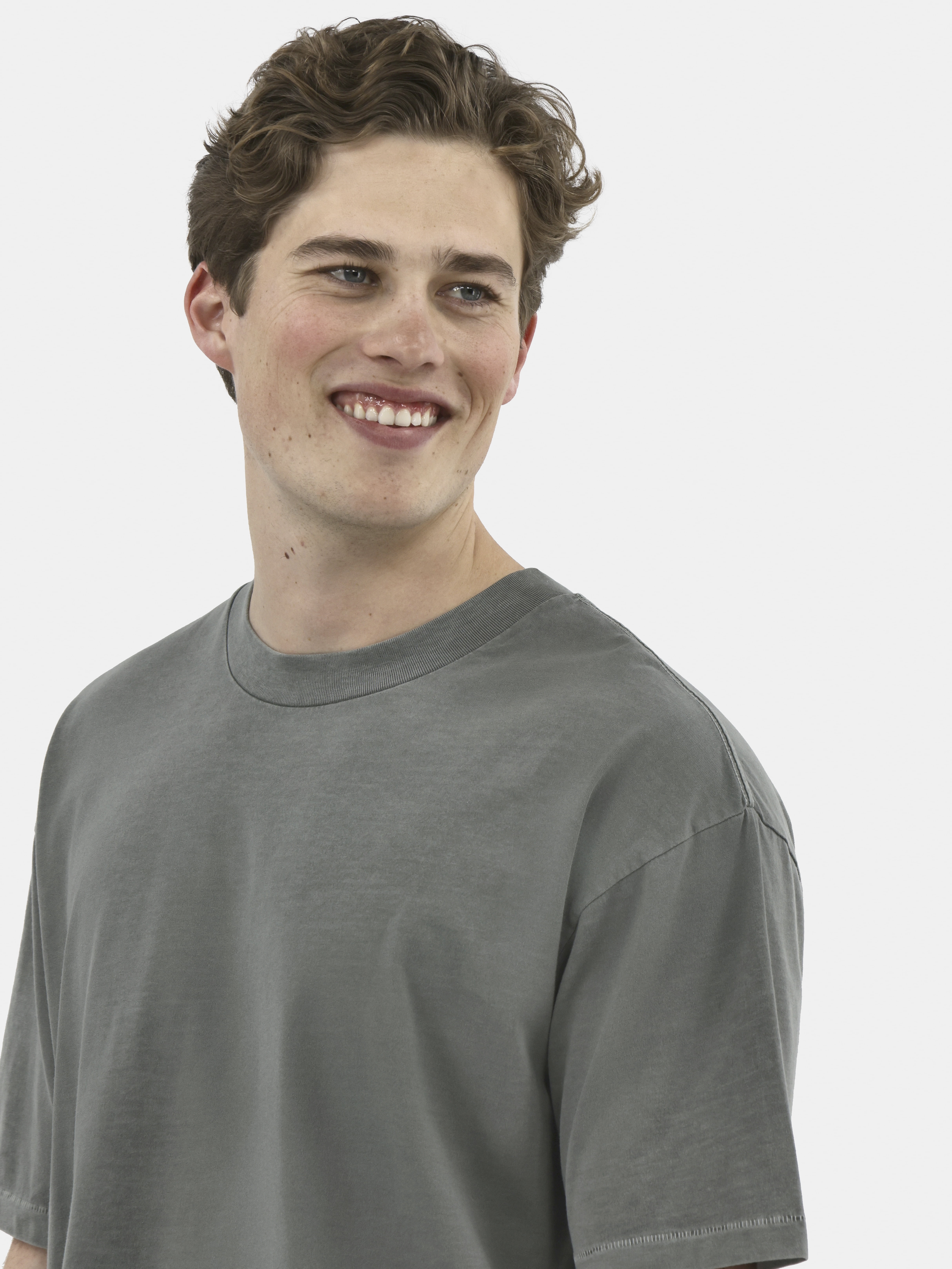 No Boundaries Cotton Oversized Cropped Tee with Short Sleeves, 2-Pack, Men's and Big Men's XS-5XL