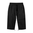 thumbnail image 4 of Tqcoqu Women's Cargo Capri Pants with Zipper Pockets,Lightweight Quick Dry Hiking Travel Capris,Black Women's S-XXXL, 4 of 7