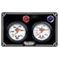 thumbnail image 3 of Quickcar Racing Products QRP61-6701 2 Gauge Panel Assembly with Warning Lights - OP-WT, Black, 3 of 3