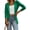 Green, variant on Women Long Sleeved Sports Jacket Solid Color Sports Jacket Office Open Front Casual Jacket