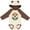 Natural & Brown w Ears, variant on Inktastic Anchor Nautical Sailing Gift Boys or Girls Long Sleeve Baby Bodysuit