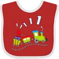 thumbnail image 3 of Inktastic 1st Birthday Party Train Boys or Girls Baby Bib, 3 of 4