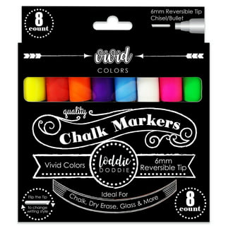 Loddie Doddie Fine Liquid Chalk Markers for Chalkboard - Erasable, Low-Odor  Chalkboard Markers Erasable, Earth Tones Chalk Pens 10 Count