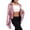 Pink, variant on Fall Jackets for Women 2025 Sequin Fringe Disco Cowgirl Cropped Plus Size Lapel Y2K 90s Streetwear Tassel Winter Coats