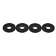 thumbnail image 4 of Bloqueo de la correa 4pcs Bass Guitar Strap Locks Bloques Material de goma Piezas de guitarra Accesorios Tomshoo Bloqueo de la correa, 4 of 6