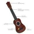 thumbnail image 4 of Kids Ukulele, Beginner Guitar, 16 Inch Mini Ukulele for Kids and Teens, 4 Nylon Strings, Easy to Learn Musical Instrument, Perfect for Preschool Children and Toddlers, Portable and Lightweight Design, 4 of 7