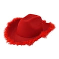 thumbnail image 4 of Chapeau Bob pour Tenue Décontractée avec Style à Grand Bord Occidental pour Fêtes et Concerts, 4 of 4
