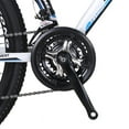 Uenjoy 20" 6 Speed Foldable Bicycle Folding Bike Shimano Hybrids,Sliver