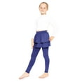 thumbnail image 2 of Stretch Is Comfort Girl's Oh so Soft Ruffle Tutu Skirt w. Built-in Leggings| Child Size 4- 14, 2 of 6