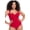 Red, variant on Curvy Kate Wrapsody Bandeau Swimsuit CS005600