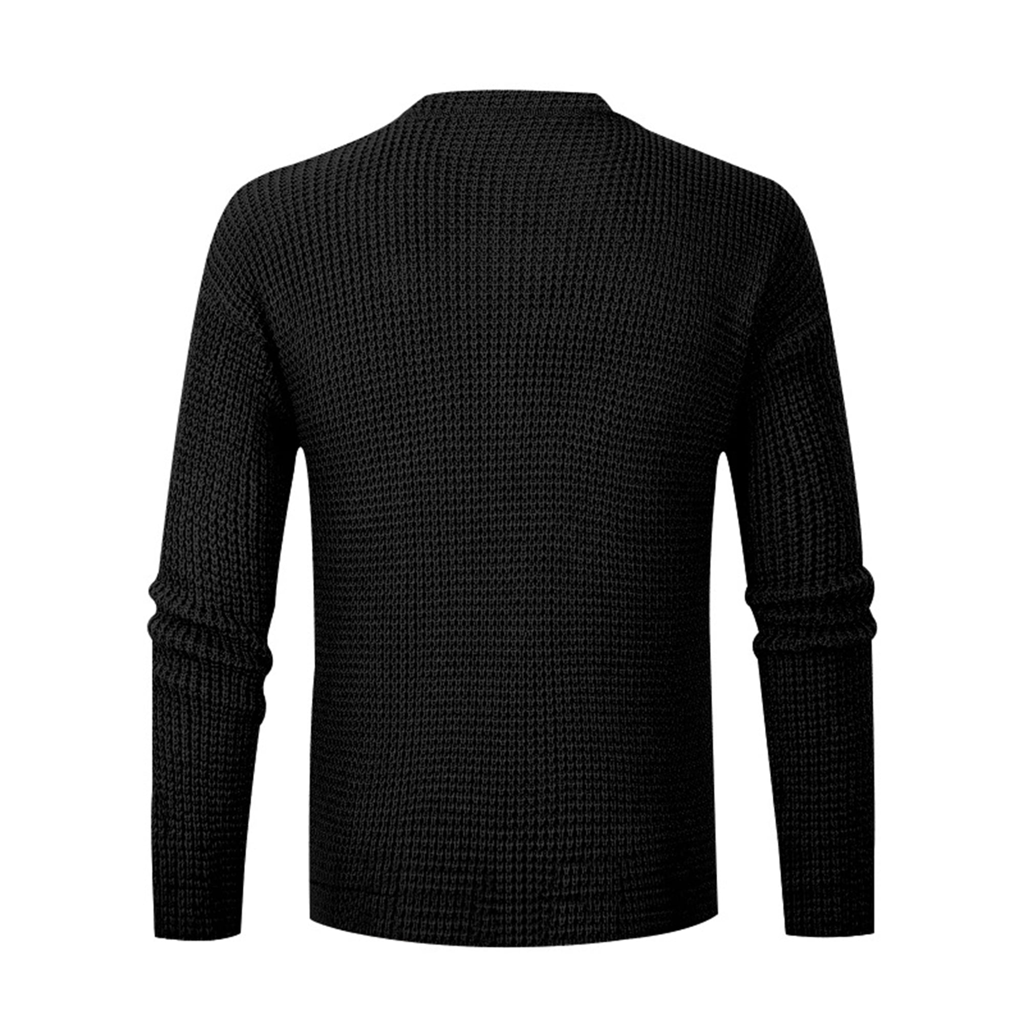 UKAP Men Sweater Winter Warm Jumper Tops Long Sleeve Knitted