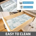 thumbnail image 5 of Drymate Premium Luxury Shelf & Drawer Liner, Thick Cushioned Fabric, Non-Adhesive, Absorbent, Waterproof, Slip-Resistant, Liners for Kitchen Cabinets, Cupboards (12”x59”)(2-Pack)(Light Blue), 5 of 8