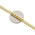thumbnail image 5 of 14K Yellow Gold Solid Miami Cuban Link Chain 5mm Box Clasp Necklace 24 Inch, 5 of 6
