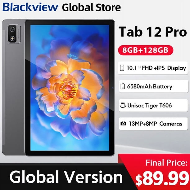 Tableta Blackview Tab 12 pro de 10,1 pulgadas, pantalla HD+, GPS
