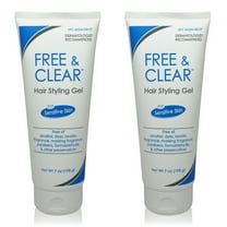 Free & Clear Hair Styling Gel, 7 Ounce (Pack of 2)
